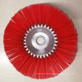 230 mm x 25,4 mm Bristle rouge Nylon Rilsan Brosse de mauvaise herbe